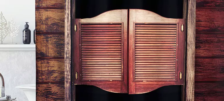 Installing Saloon Door Hinges in Palo Alto, CA