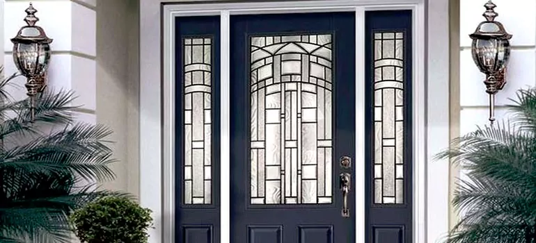 Stained Glass Door Panels in Palo Alto, CA