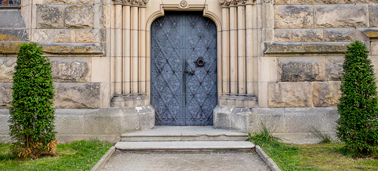 Traditional Double Front Doors in Palo Alto, CA