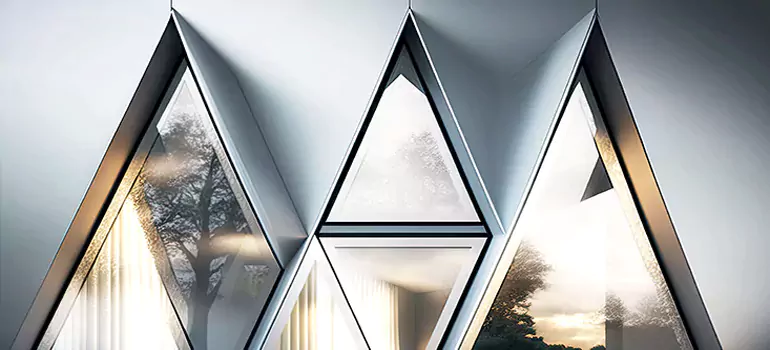 Trapezoid Window Design in Palo Alto, CA