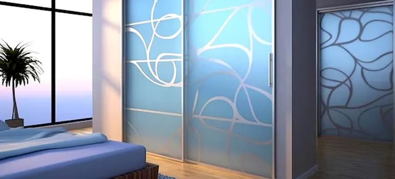 Frosting Glass Cabinet Doors in Palo Alto, CA
