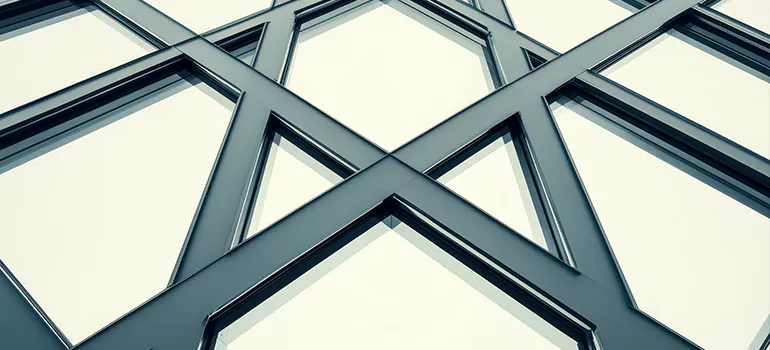 Geometric Window Shades in Palo Alto, CA